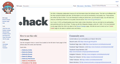 Desktop Screenshot of dothack.info